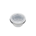 Qualities product clear disposable plastic sauce takeaway cup / container with lids